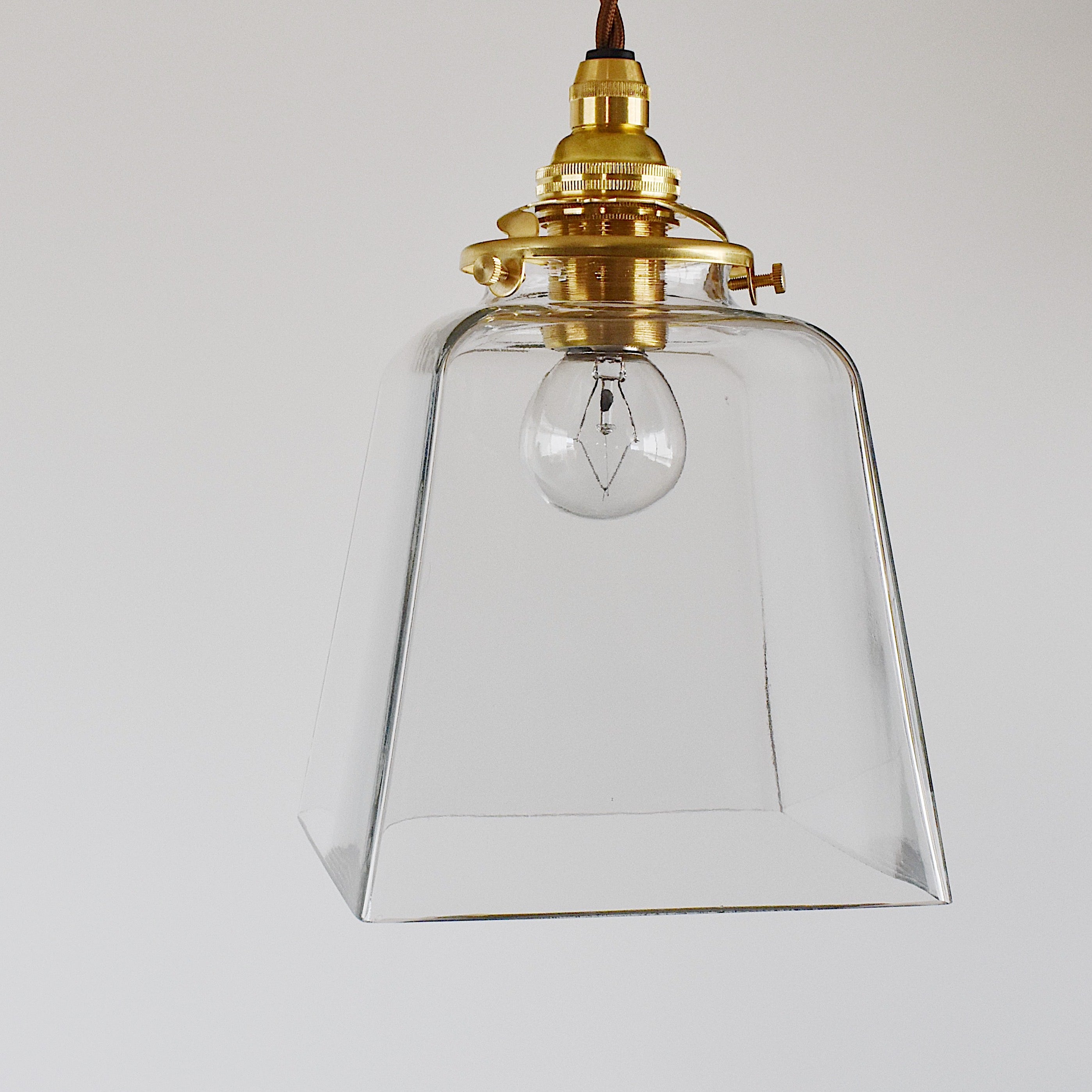 ガラスシェード プリズム クリア