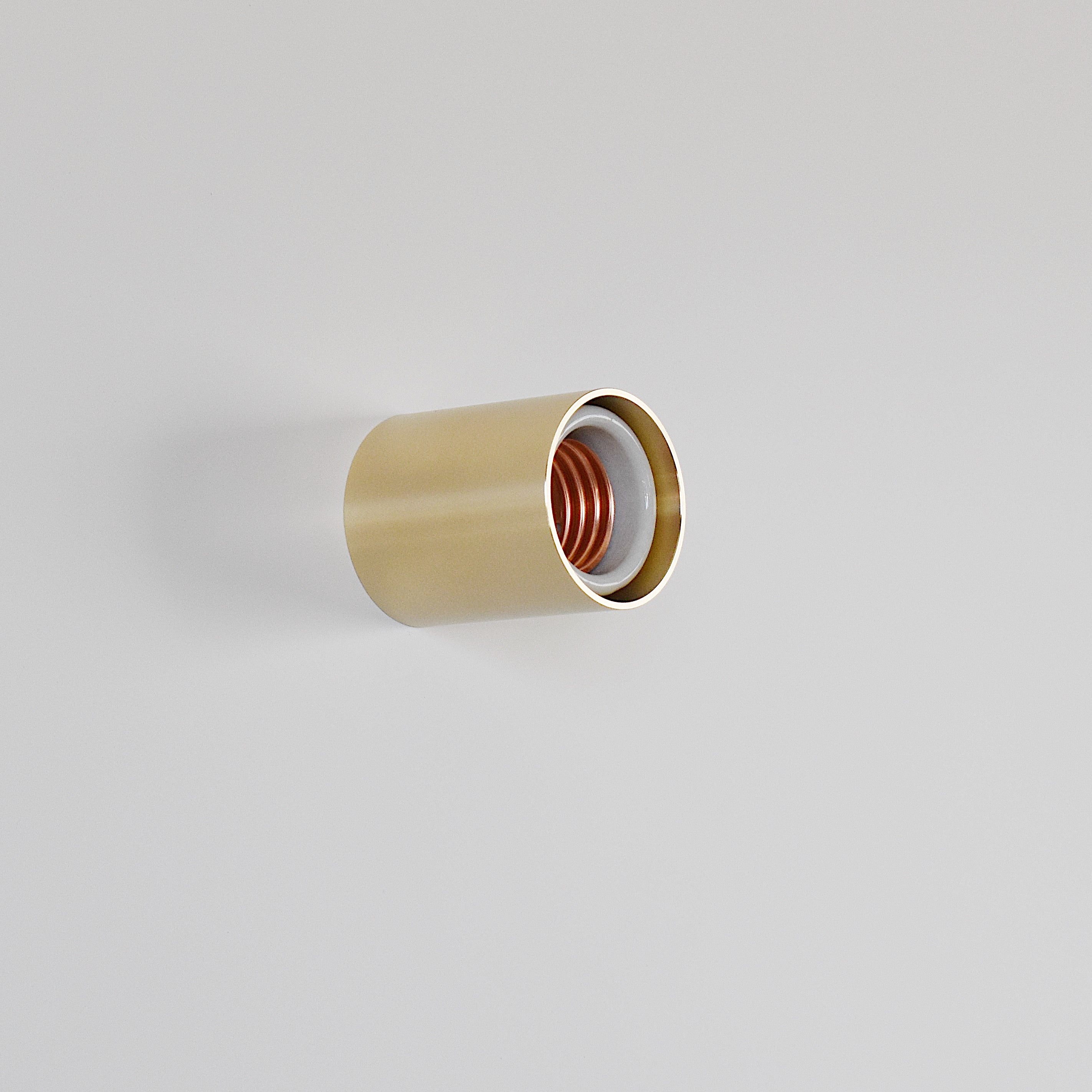 Cylinder Light Brass