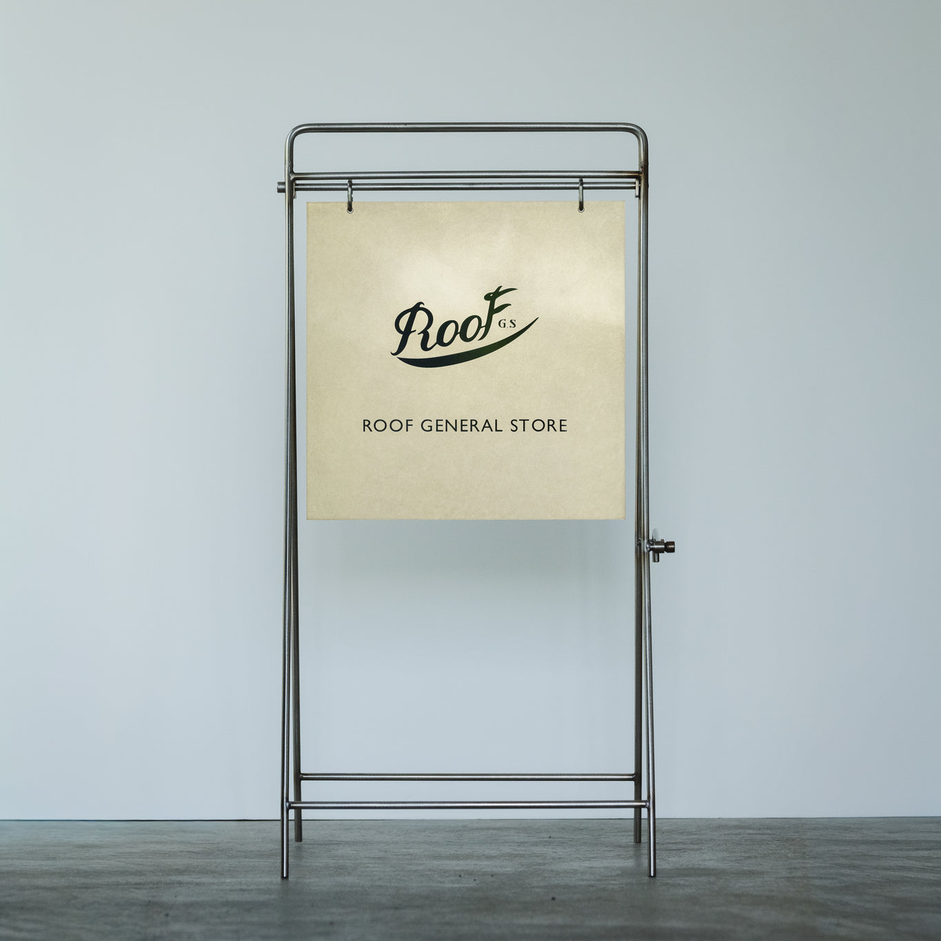 FOLDING SIGN BOARD / BRASS