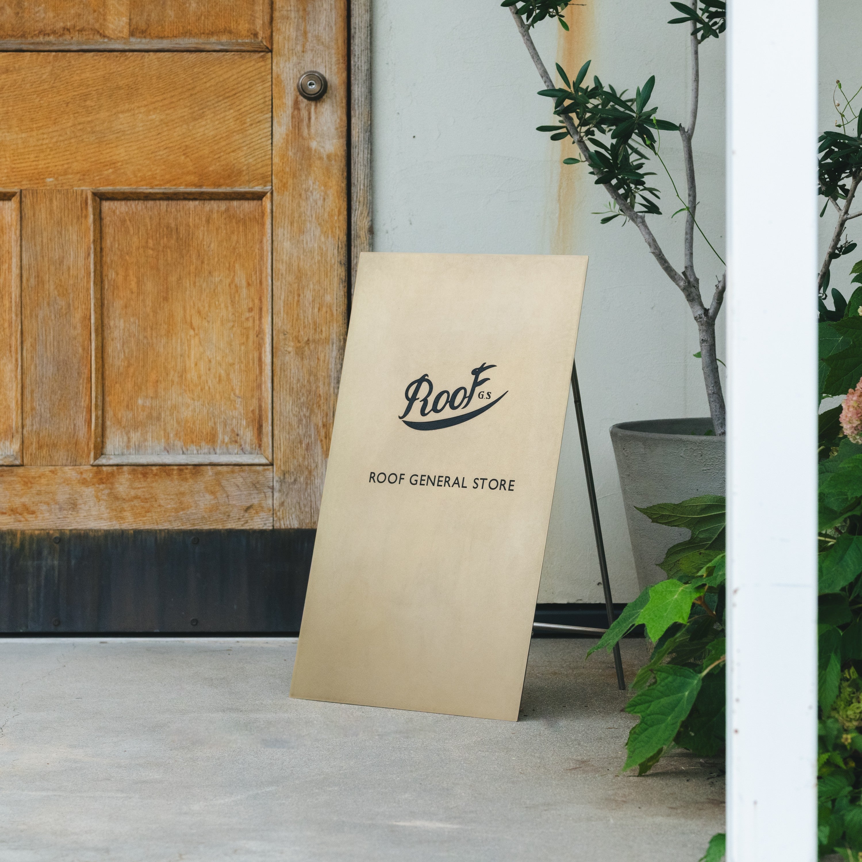 FOLDING SIGN BOARD TYPE2 / BRASS