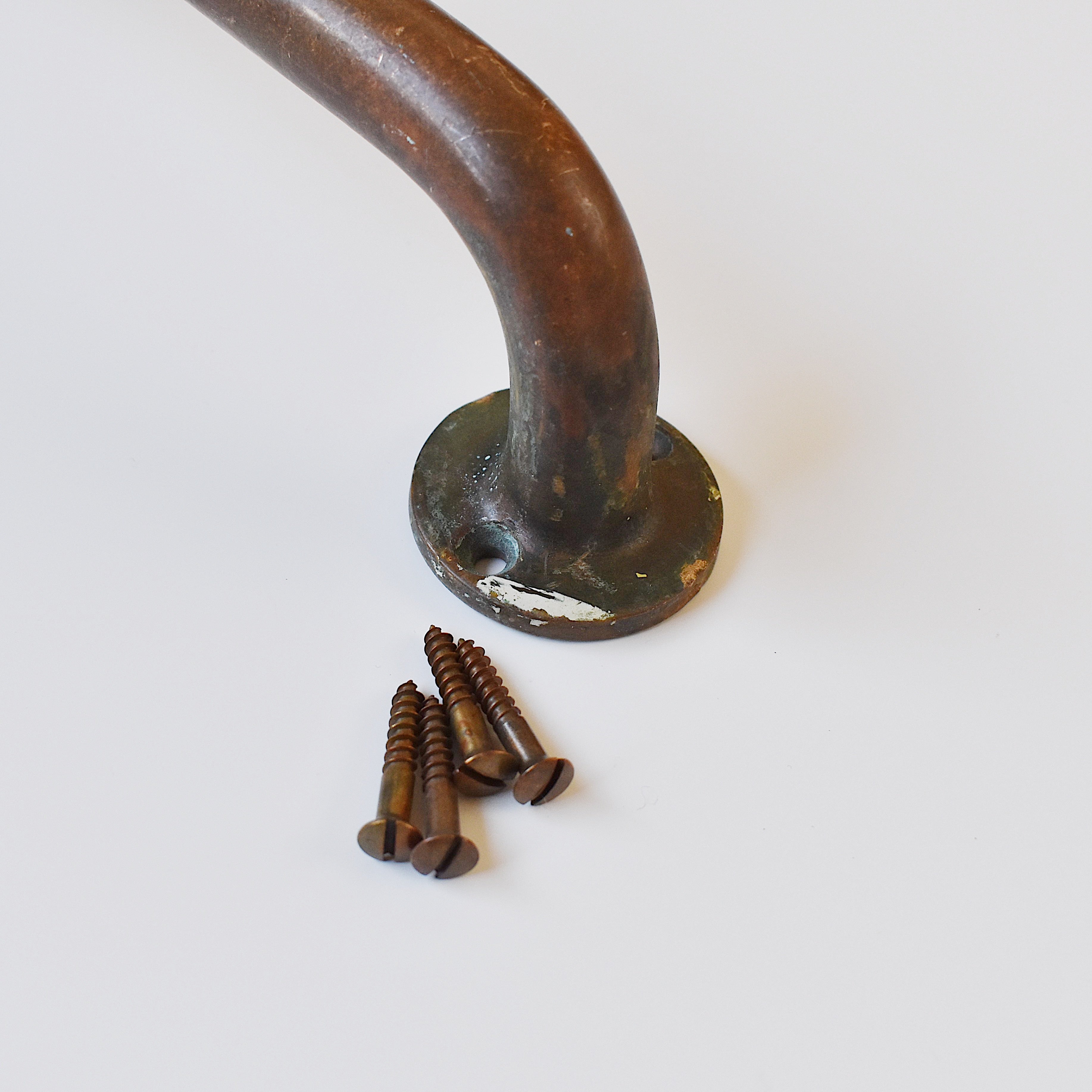 アンティーク 真鍮ドアハンドル [V-133]