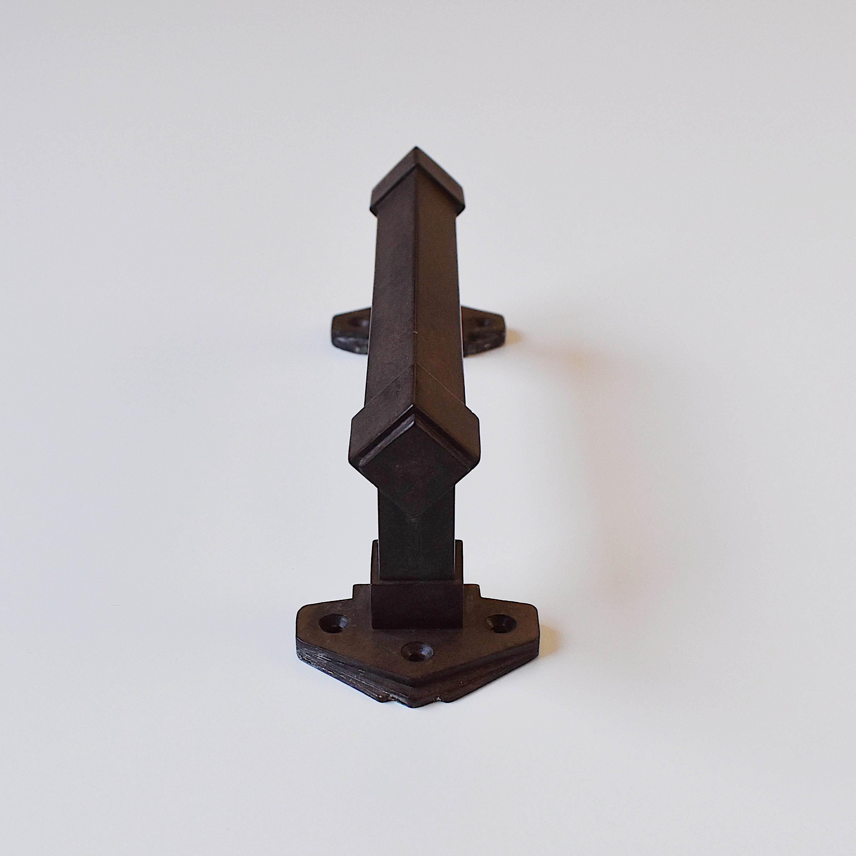 アンティーク ベークライトドアハンドル [V-135]