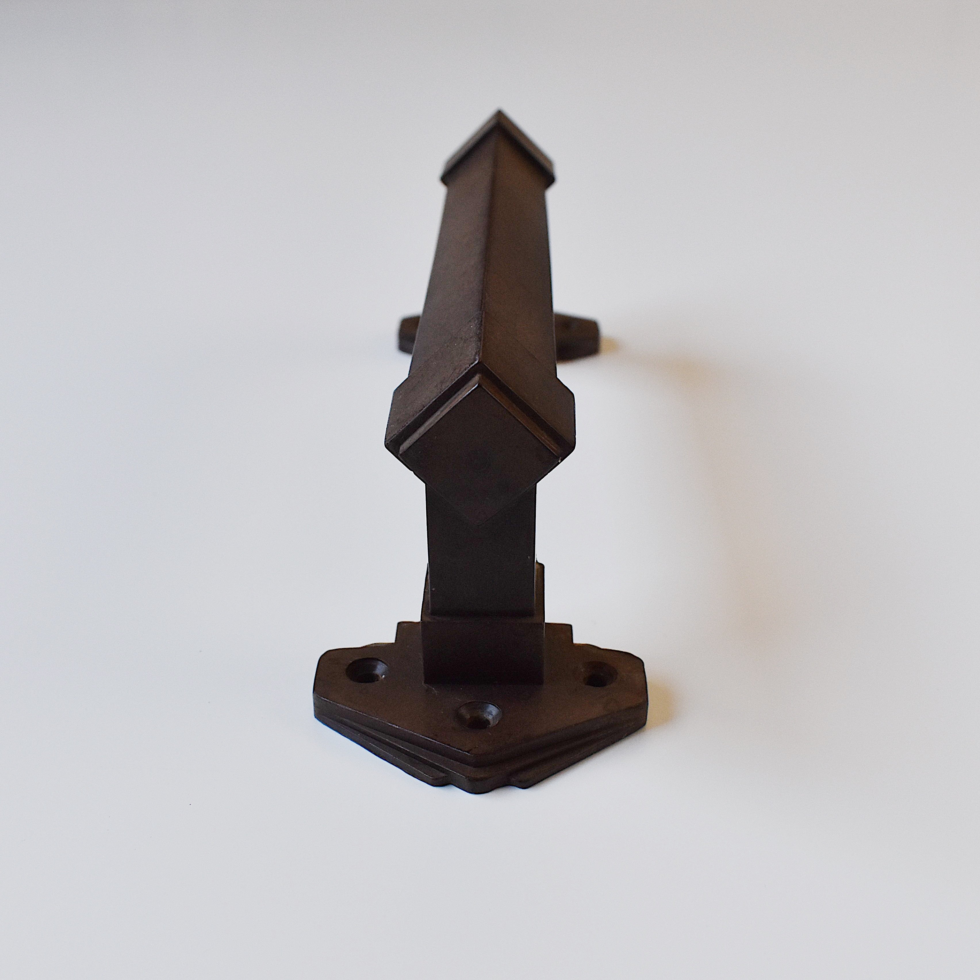 アンティーク ベークライトドアハンドル [V-136]