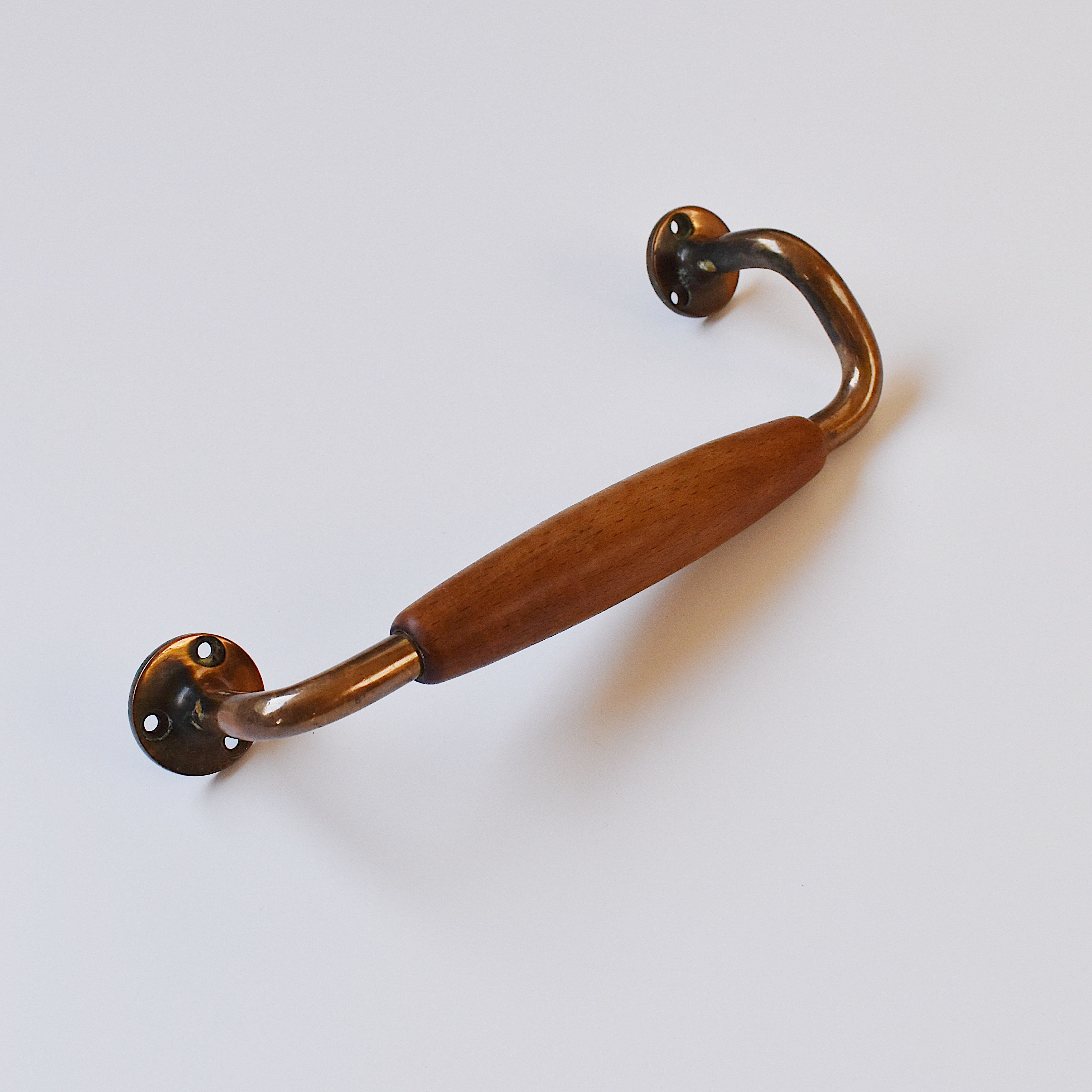 アンティーク 真鍮ドアハンドル [V-137]