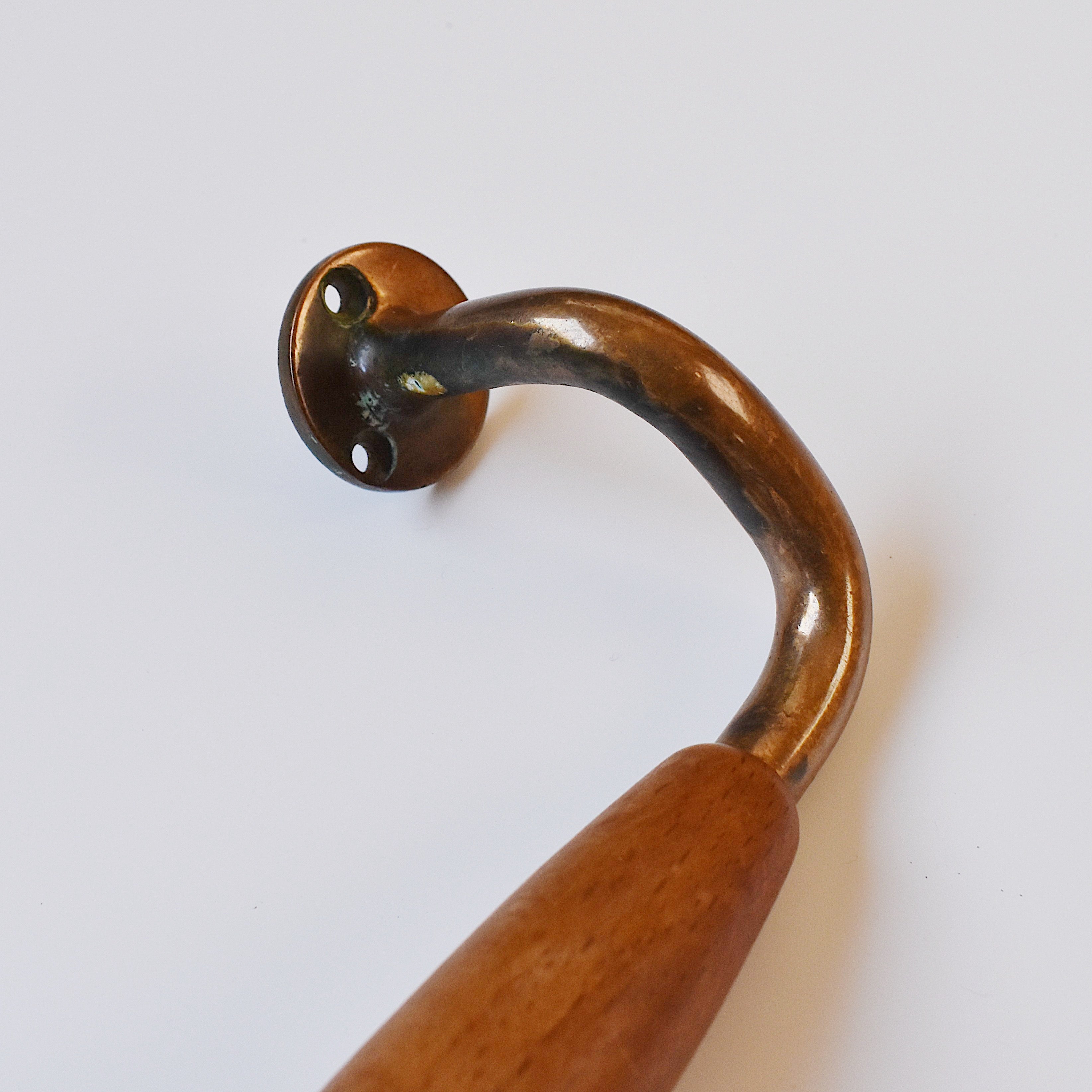 アンティーク 真鍮ドアハンドル [V-137]