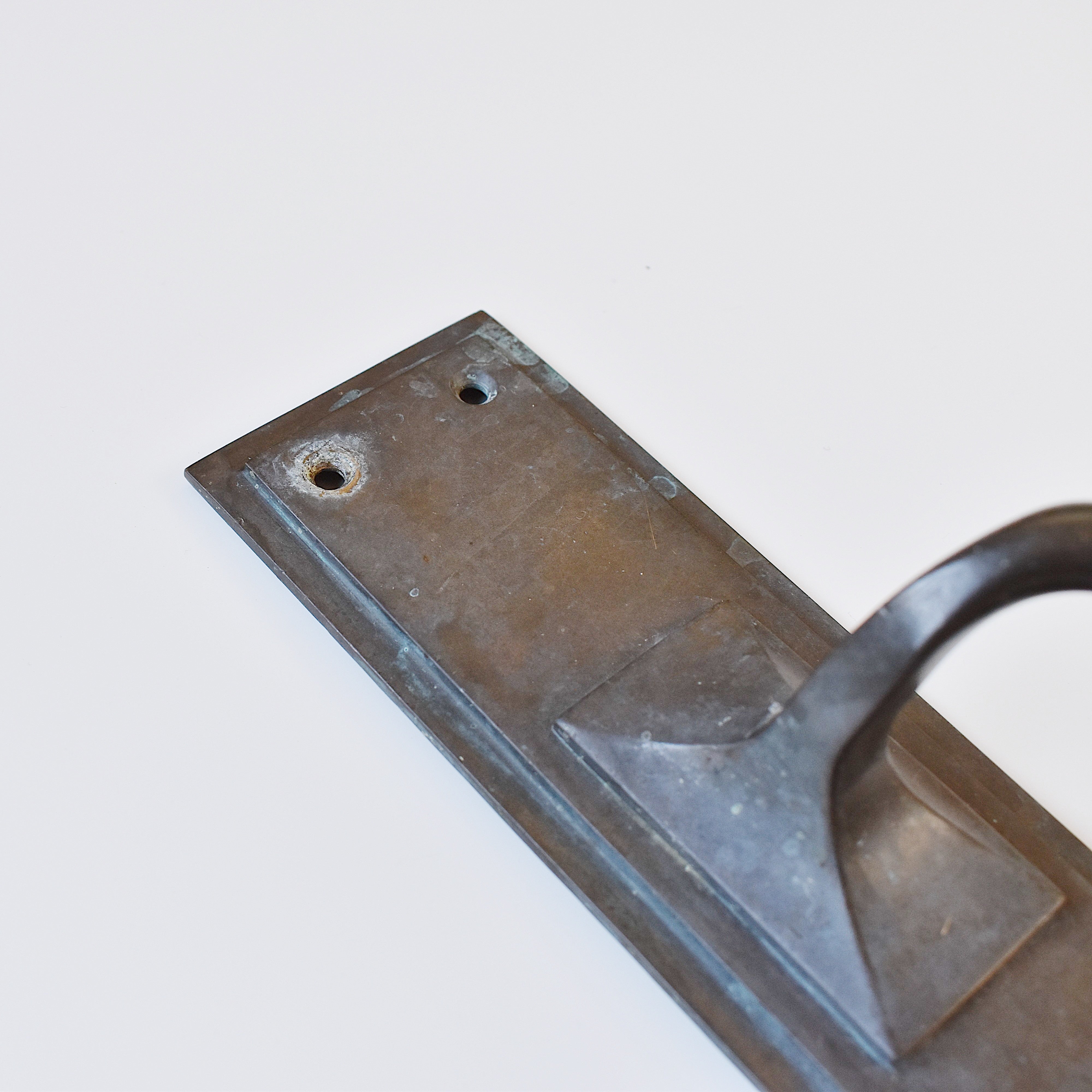 アンティーク 真鍮ドアハンドル [V-139]