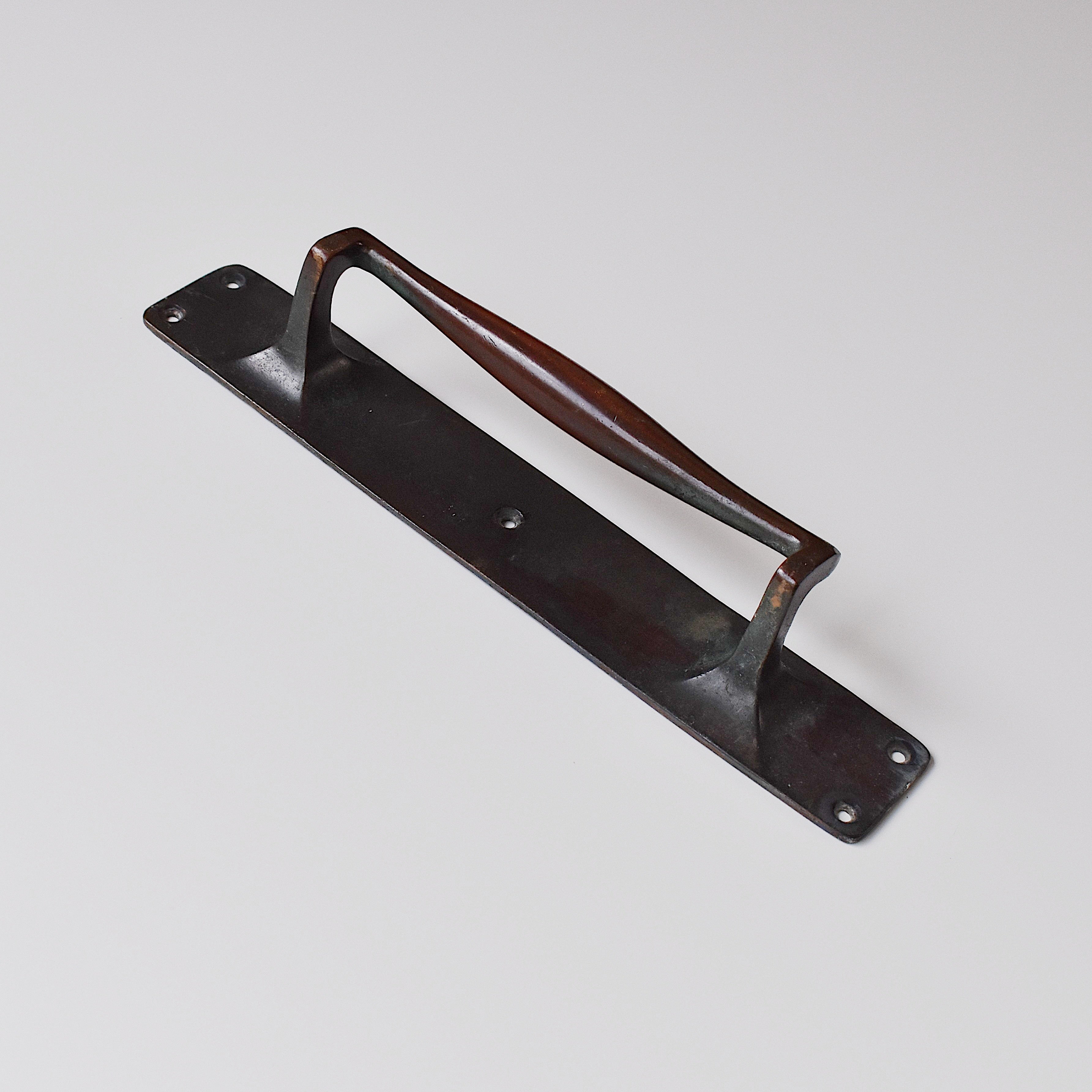 アンティーク 真鍮ドアハンドル [V-143]