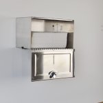 画像2: STAINLESS PAPER TOWEL DISPENSER (2)