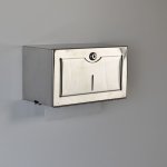 画像1: STAINLESS PAPER TOWEL DISPENSER (1)