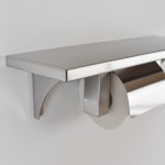 画像3: STAINLESS PAPER HOLDER with SHELF SINGLE (3)