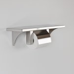 画像2: STAINLESS PAPER HOLDER with SHELF SINGLE (2)