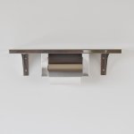 画像5: STAINLESS PAPER HOLDER with SHELF SINGLE (5)